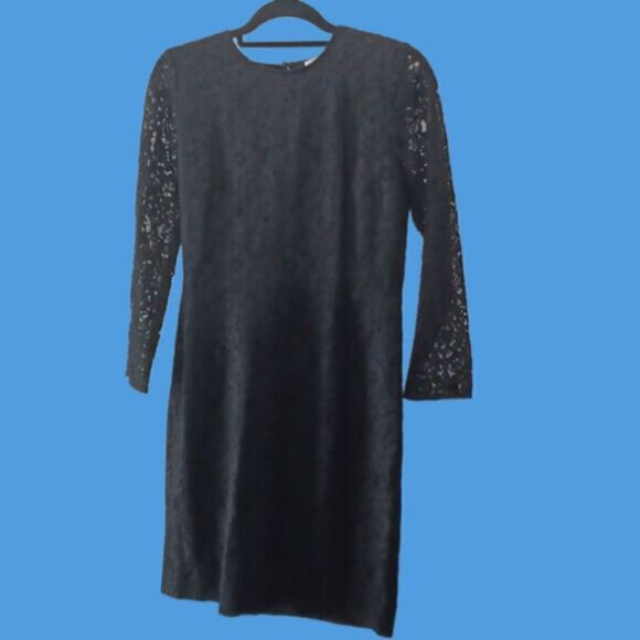 J. Crew Dresses & Skirts - Long sleeve lace black J. Crew dress